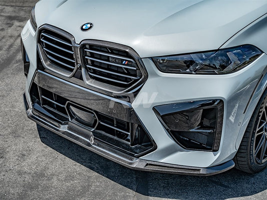RW Carbon BMW F96 X6M LCI RWS Carbon Fiber Front Lip-Exterior-Silicon Valley Bimmer