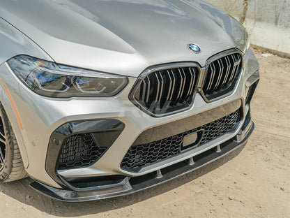 RW Carbon BMW F96 X6M RWS Carbon Fiber Front Lip-Exterior-Silicon Valley Bimmer
