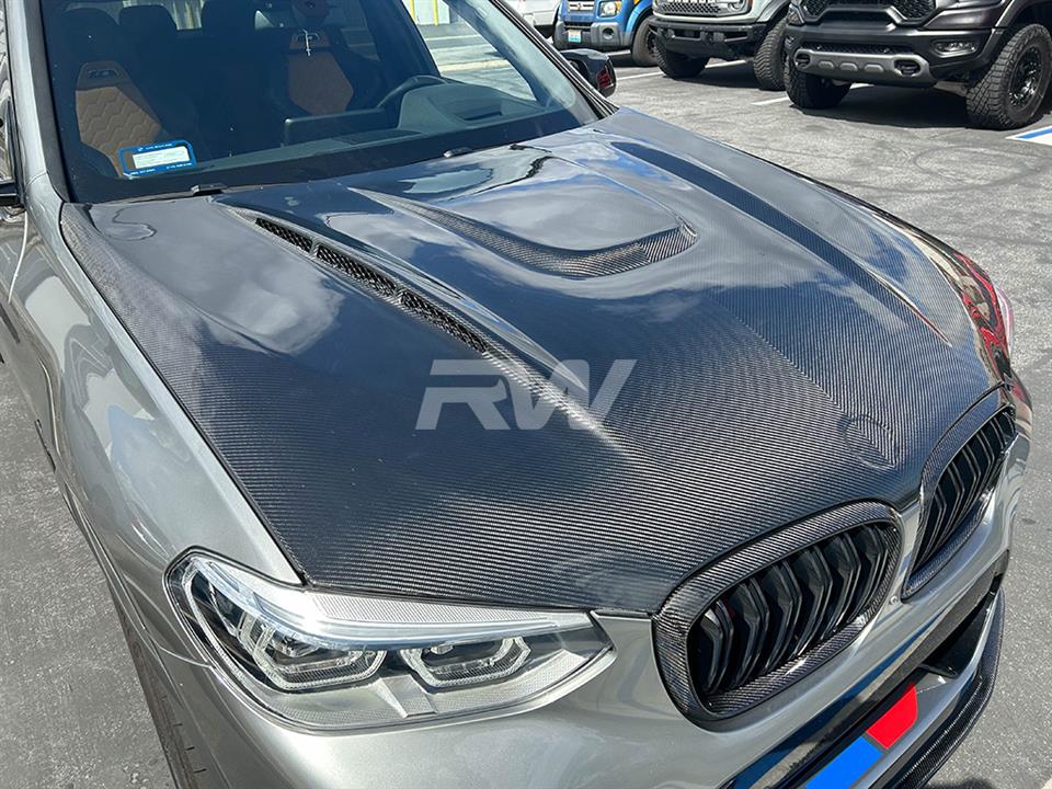 RW Carbon BMW F97 F98 G01 G02 Carbon Fiber Hood-Exterior-Silicon Valley Bimmer
