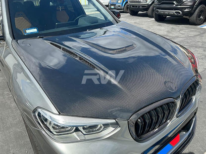 RW Carbon BMW F97 F98 G01 G02 Carbon Fiber Hood-Exterior-Silicon Valley Bimmer
