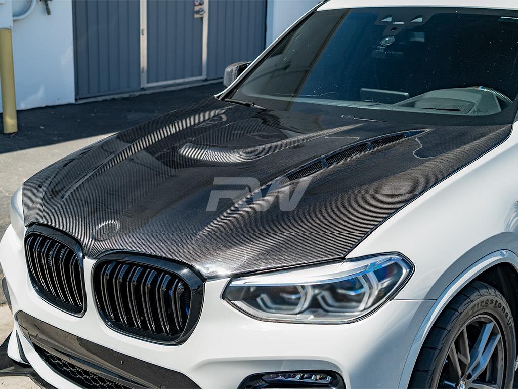 RW Carbon BMW F97 F98 G01 G02 Carbon Fiber Hood-Exterior-Silicon Valley Bimmer