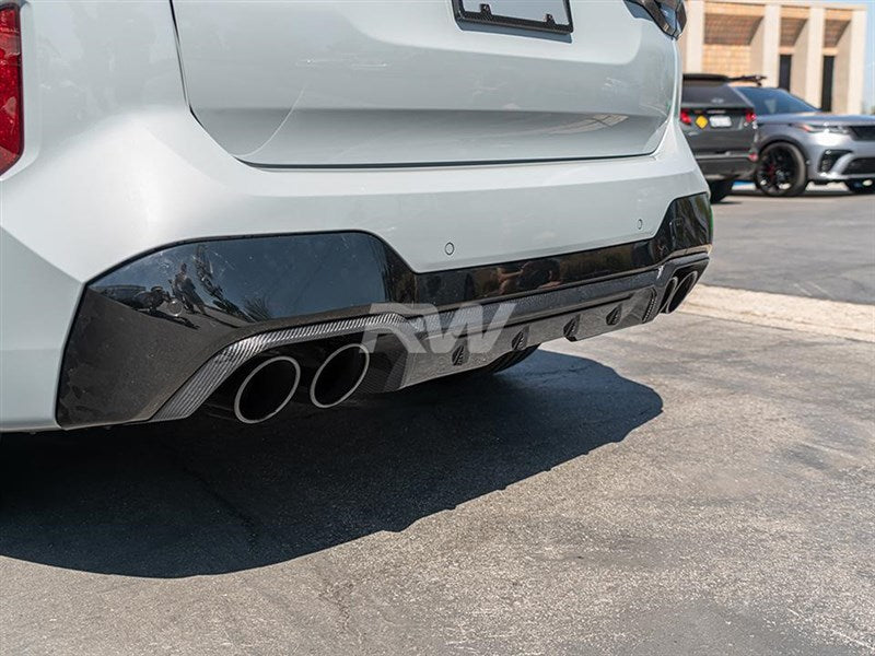 RW Carbon BMW F97 X3M Carbon Fiber Diffuser-Exterior-Silicon Valley Bimmer