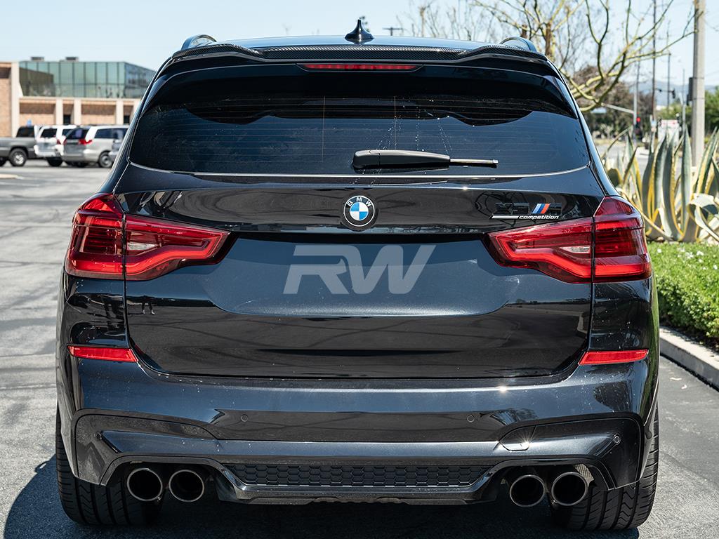RW Carbon BMW F97 X3M Carbon Fiber Roof Spoiler-Exterior-Silicon Valley Bimmer