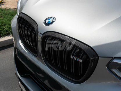 RW Carbon BMW F97 X3M F98 X4M Carbon Fiber Grille Surrounds-Exterior-Silicon Valley Bimmer