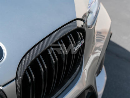 RW Carbon BMW F97 X3M F98 X4M Carbon Fiber Grille Surrounds-Exterior-Silicon Valley Bimmer