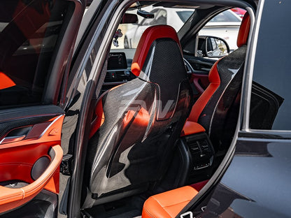 RW Carbon BMW F97 X3M F98 X4M Carbon Fiber Seat Backs-Interior-Silicon Valley Bimmer