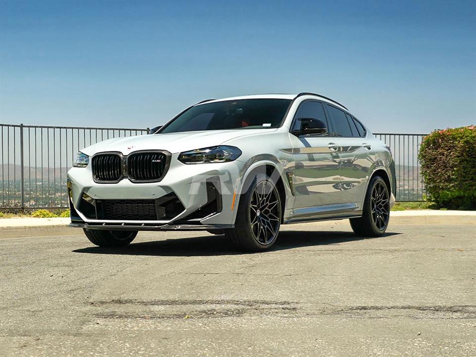 RW Carbon BMW F97 X3M F98 X4M LCI DTM Carbon Fiber Front Lip-Exterior-Silicon Valley Bimmer