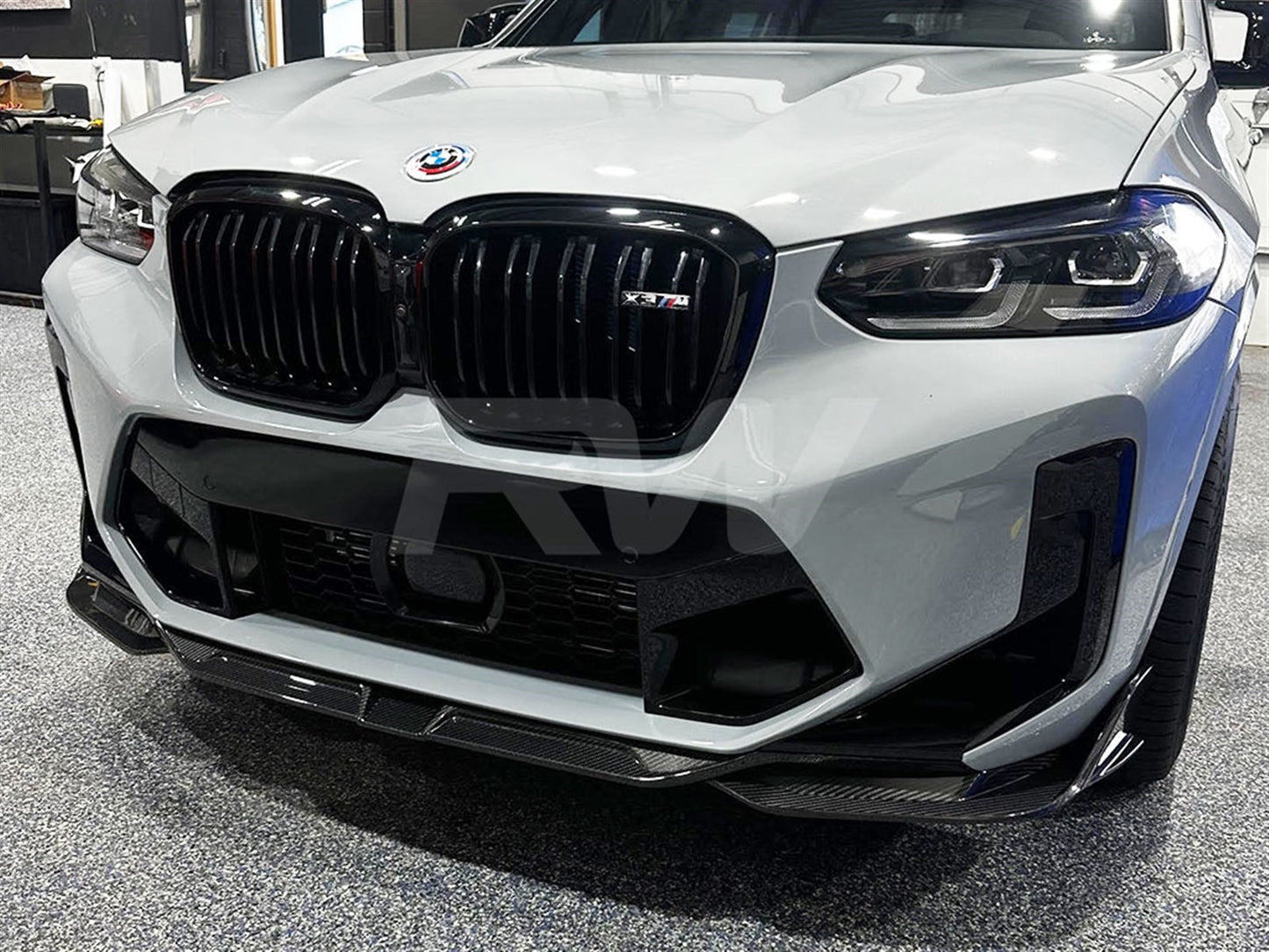 RW Carbon BMW F97 X3M / F98 X4M LCI GTX Carbon Fiber Front Lip-Exterior-Silicon Valley Bimmer