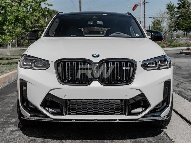 RW Carbon BMW F97 X3M F98 X4M LCI RWS Carbon Fiber Front Lip-Exterior-Silicon Valley Bimmer