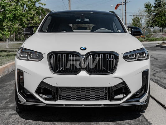 RW Carbon BMW F97 X3M F98 X4M LCI RWS Carbon Fiber Front Lip-Exterior-Silicon Valley Bimmer