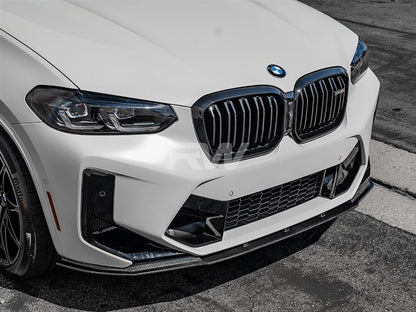 RW Carbon BMW F97 X3M F98 X4M LCI RWS Carbon Fiber Front Lip-Exterior-Silicon Valley Bimmer