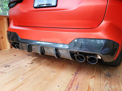 RW Carbon BMW F97 X3M LCI Carbon Fiber DTM Diffuser-Exterior-Silicon Valley Bimmer