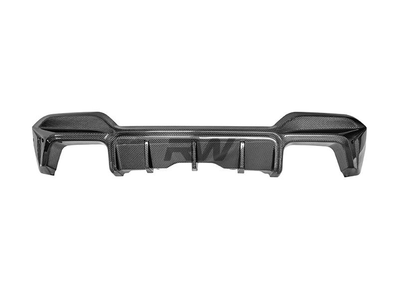 RW Carbon BMW F97 X3M LCI Carbon Fiber Diffuser-Exterior-Silicon Valley Bimmer