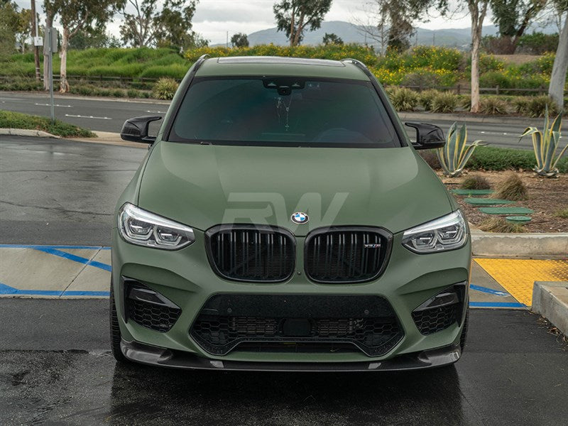 RW Carbon BMW F97 X3M/F98 X4M 3D Style Carbon Fiber Front Lip-Exterior-Silicon Valley Bimmer