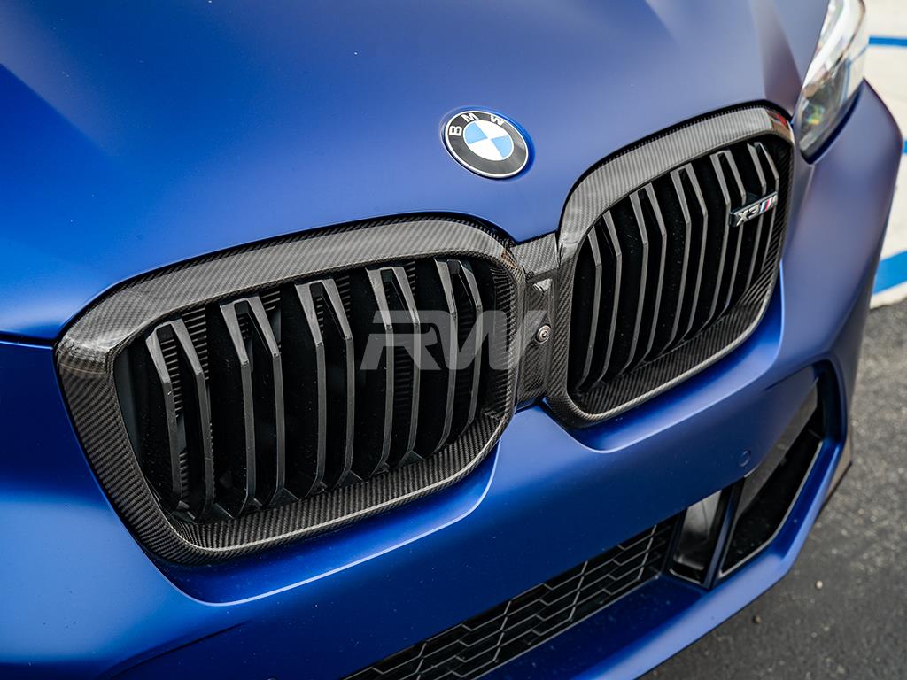 RW Carbon BMW F97 X3M/F98 X4M LCI Carbon Fiber Grille Surround-Exterior-Silicon Valley Bimmer