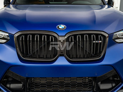 RW Carbon BMW F97 X3M/F98 X4M LCI Carbon Fiber Grille Surround-Exterior-Silicon Valley Bimmer