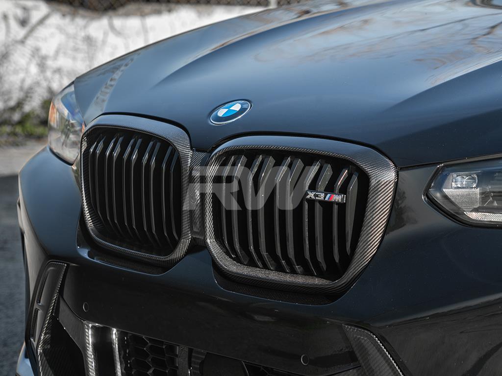 RW Carbon BMW F97 X3M/F98 X4M LCI Carbon Fiber Grille Surround-Exterior-Silicon Valley Bimmer