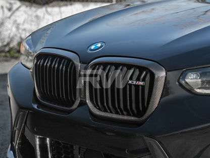 RW Carbon BMW F97 X3M/F98 X4M LCI Carbon Fiber Grille Surround-Exterior-Silicon Valley Bimmer
