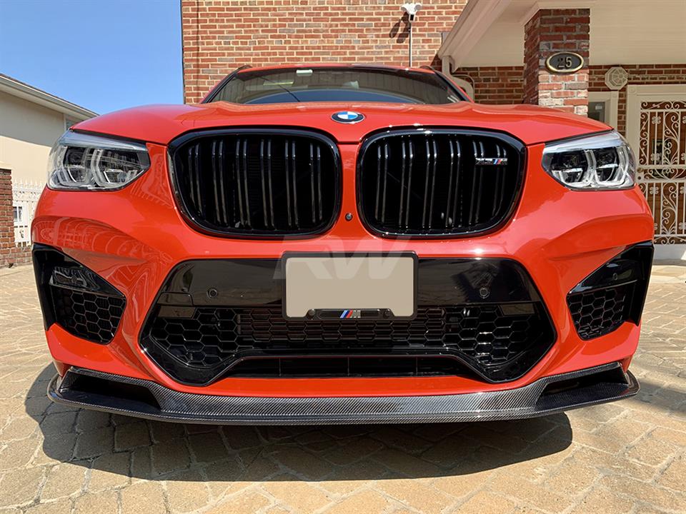 RW Carbon BMW F97 X3M/F98 X4M RWS Carbon Fiber Front Lip-Exterior-Silicon Valley Bimmer