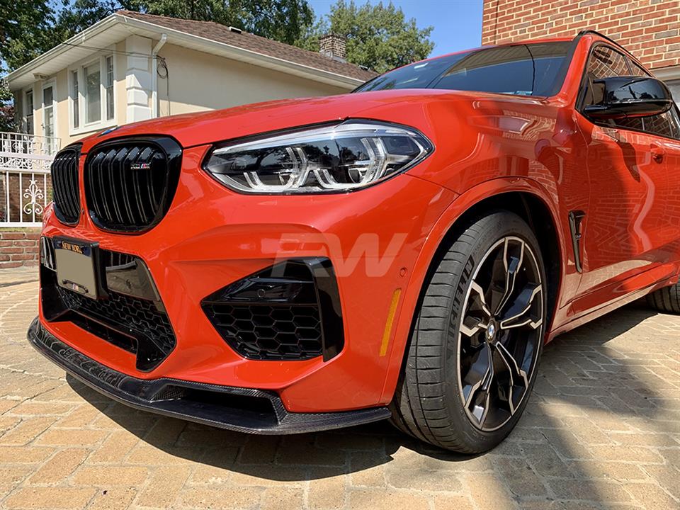 RW Carbon BMW F97 X3M/F98 X4M RWS Carbon Fiber Front Lip-Exterior-Silicon Valley Bimmer