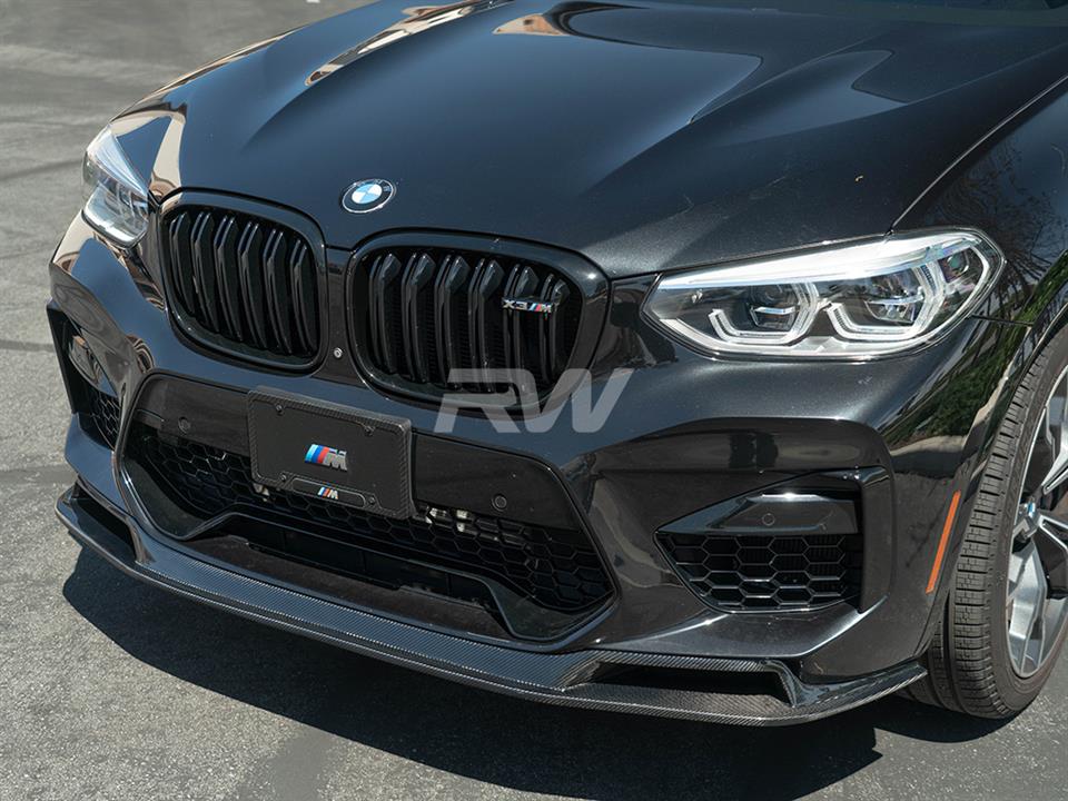 RW Carbon BMW F97 X3M/F98 X4M RWS Carbon Fiber Front Lip-Exterior-Silicon Valley Bimmer