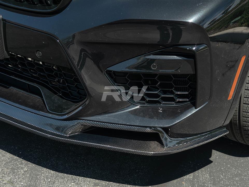 RW Carbon BMW F97 X3M/F98 X4M RWS Carbon Fiber Front Lip-Exterior-Silicon Valley Bimmer