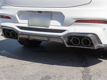 RW Carbon BMW F98 X4M 3D Style Carbon Fiber Diffuser-Exterior-Silicon Valley Bimmer