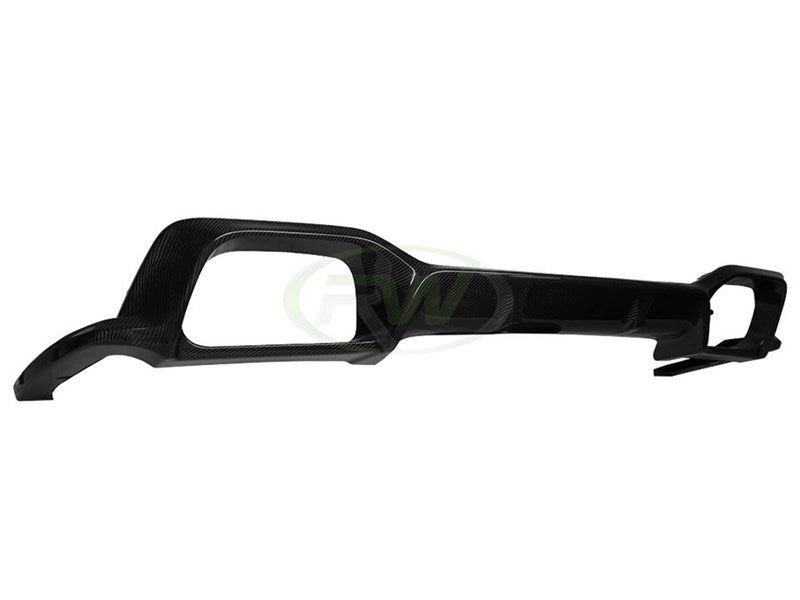 RW Carbon BMW F98 X4M 3D Style Carbon Fiber Diffuser-Exterior-Silicon Valley Bimmer