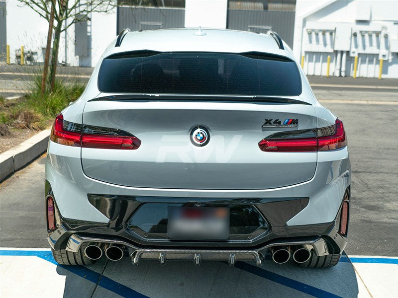 RW Carbon BMW F98 X4M Carbon Fiber DTM Diffuser-Exterior-Silicon Valley Bimmer