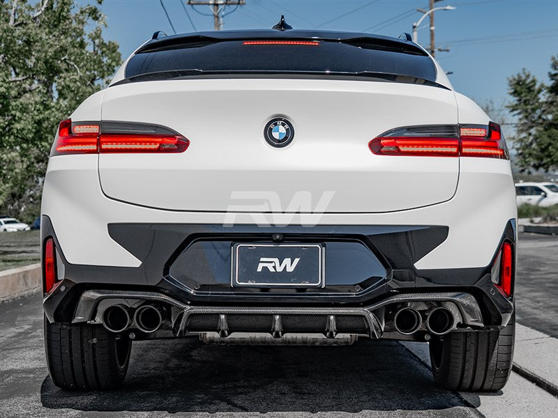 RW Carbon BMW F98 X4M Carbon Fiber DTM Diffuser-Exterior-Silicon Valley Bimmer