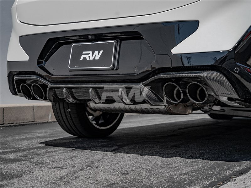 RW Carbon BMW F98 X4M Carbon Fiber DTM Diffuser-Exterior-Silicon Valley Bimmer
