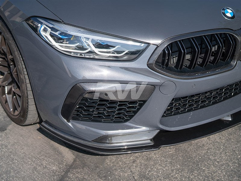 RW Carbon BMW F9X M8 Carbon Fiber Front Bumper Duct Trims-Exterior-Silicon Valley Bimmer