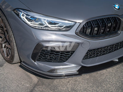 RW Carbon BMW F9X M8 Carbon Fiber Front Bumper Duct Trims-Exterior-Silicon Valley Bimmer