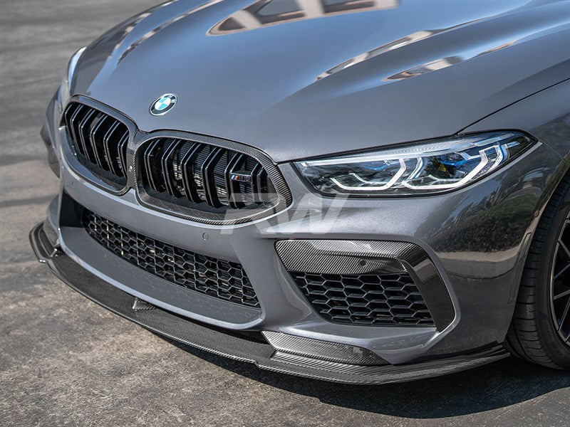RW Carbon BMW F9X M8 Carbon Fiber Front Bumper Duct Trims-Exterior-Silicon Valley Bimmer