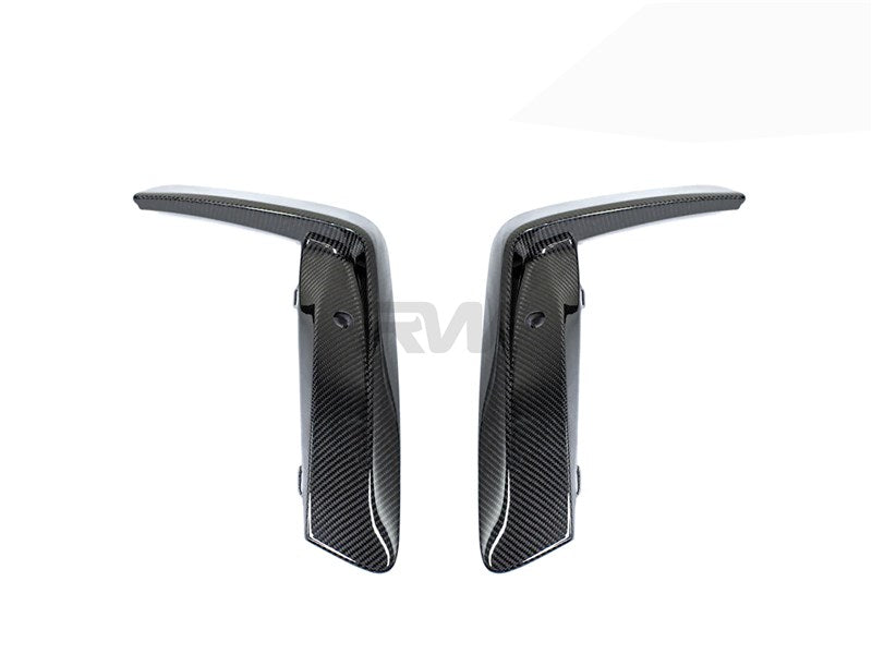 RW Carbon BMW F9X M8 Carbon Fiber Front Bumper Duct Trims-Exterior-Silicon Valley Bimmer