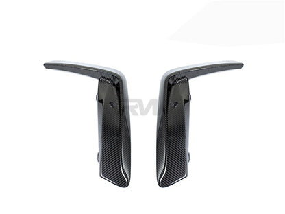 RW Carbon BMW F9X M8 Carbon Fiber Front Bumper Duct Trims-Exterior-Silicon Valley Bimmer