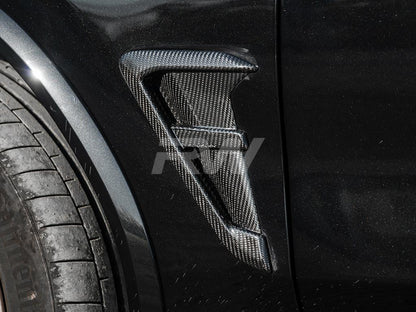 RW Carbon BMW G01 G02 F97 F98 Carbon Fiber Fender Trims-Exterior-Silicon Valley Bimmer