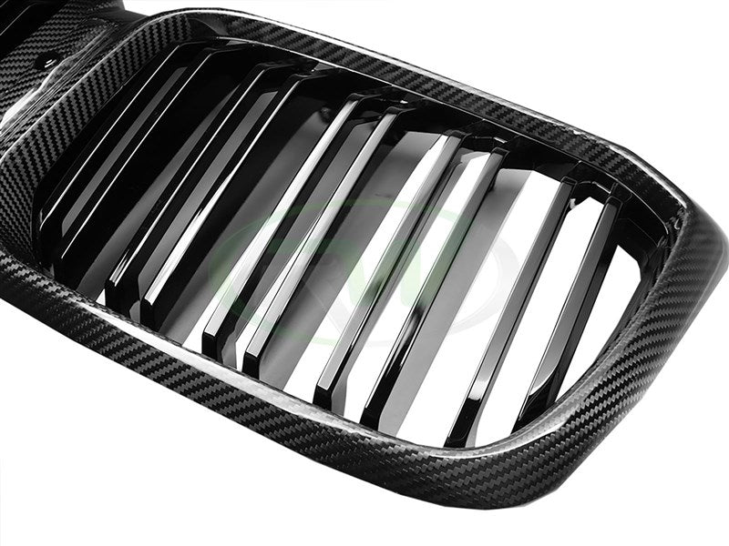 RW Carbon BMW G01 G02 F97 F98 LCI Dual Slat Carbon Fiber Grille-Exterior-Silicon Valley Bimmer