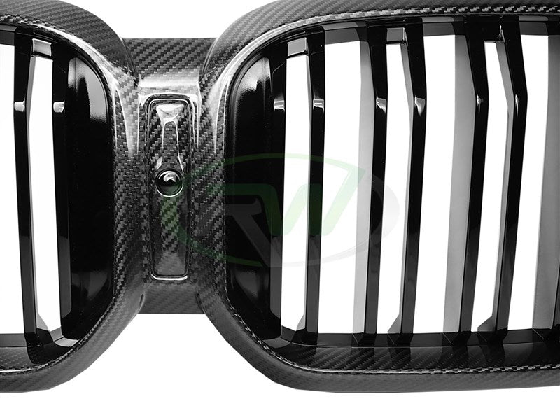 RW Carbon BMW G01 G02 F97 F98 LCI Dual Slat Carbon Fiber Grille-Exterior-Silicon Valley Bimmer