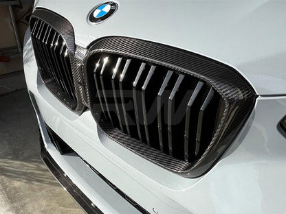 RW Carbon BMW G01 G02 F97 F98 LCI Dual Slat Carbon Fiber Grille-Exterior-Silicon Valley Bimmer