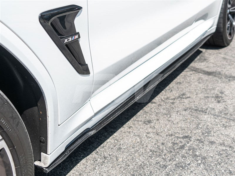 RW Carbon BMW G01 G02 F97 F98 RWS CF Side Skirt Extensions-Exterior-Silicon Valley Bimmer