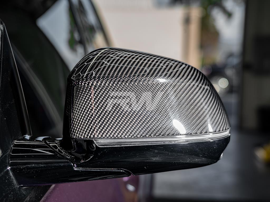 RW Carbon BMW G01 G02 G05 G06 G07 Carbon Fiber Mirror Caps-Exterior-Silicon Valley Bimmer