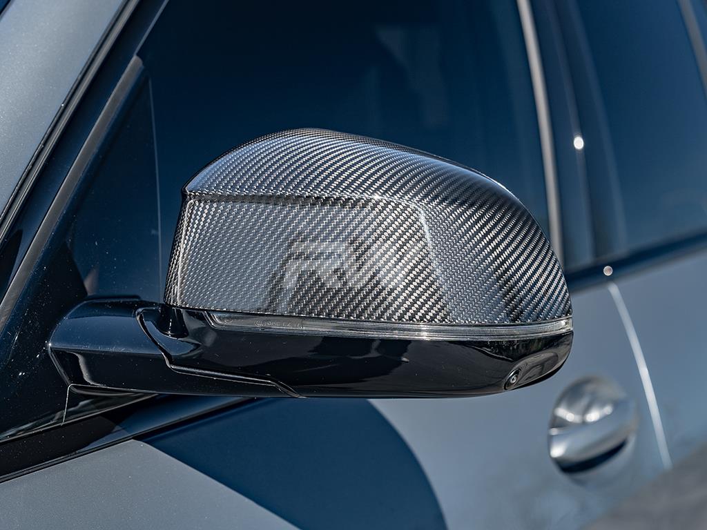 RW Carbon BMW G01 G02 G05 G06 G07 Carbon Fiber Mirror Caps-Exterior-Silicon Valley Bimmer