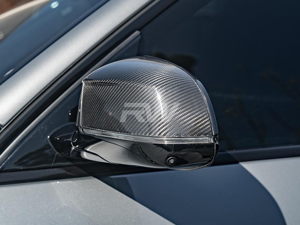 RW Carbon BMW G01 G02 G05 G06 G07 Carbon Fiber Mirror Caps-Exterior-Silicon Valley Bimmer