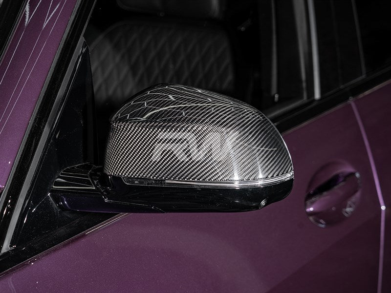 RW Carbon BMW G01 G02 G05 G06 G07 Carbon Fiber Mirror Caps-Exterior-Silicon Valley Bimmer
