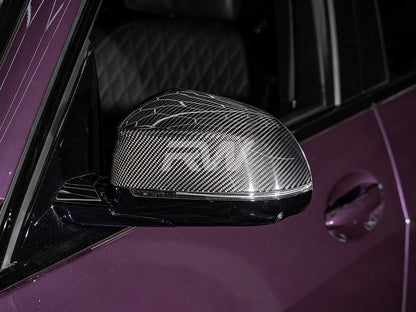 RW Carbon BMW G01 G02 G05 G06 G07 Carbon Fiber Mirror Caps-Exterior-Silicon Valley Bimmer
