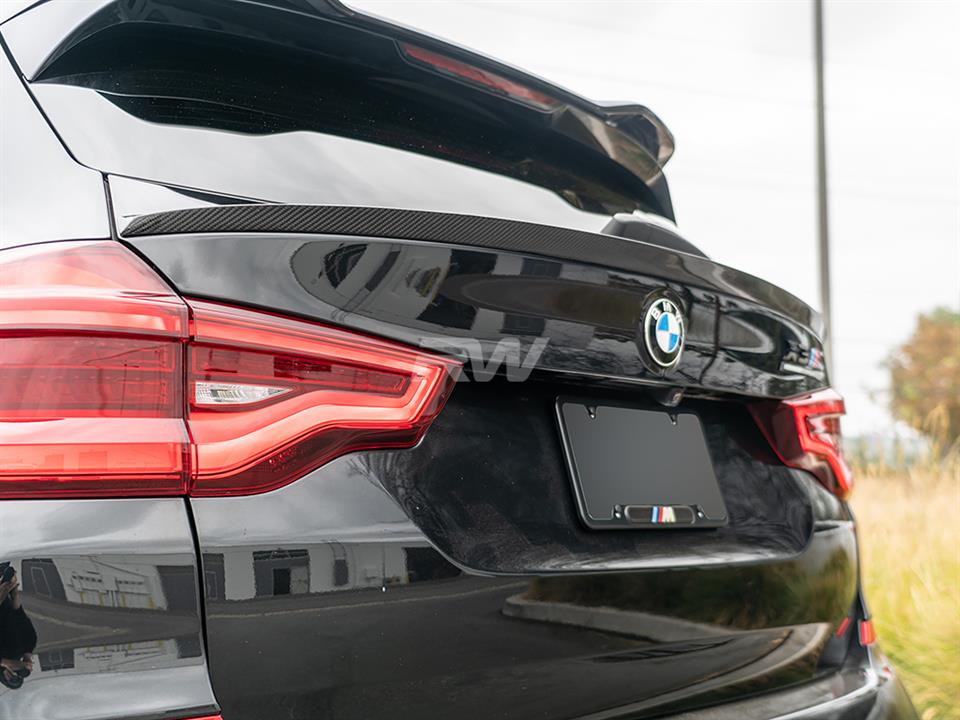 RW Carbon BMW G01 X3 F97 X3M RWS Carbon Fiber Mid Spoiler-Exterior-Silicon Valley Bimmer