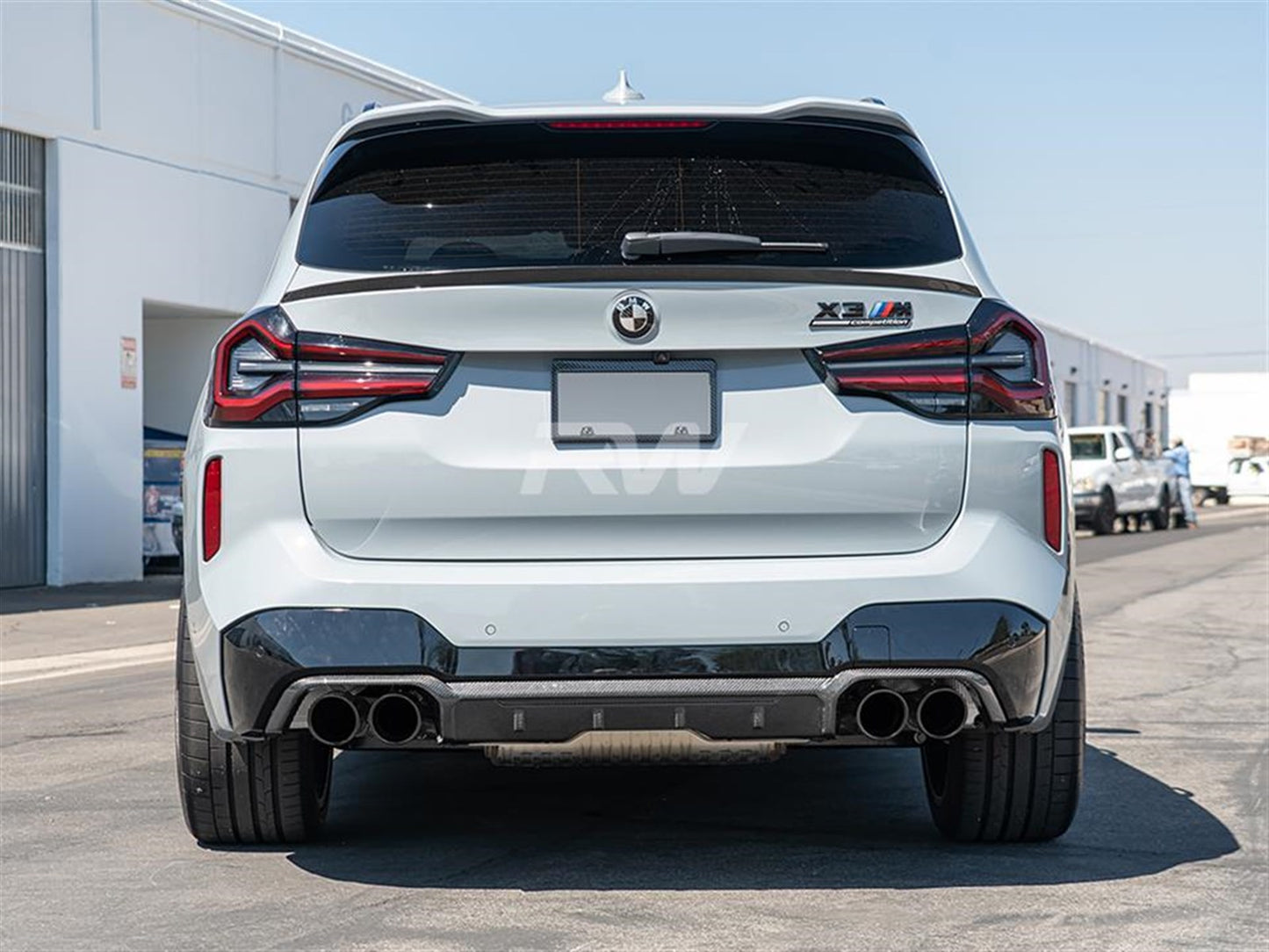 RW Carbon BMW G01 X3 F97 X3M RWS Carbon Fiber Mid Spoiler-Exterior-Silicon Valley Bimmer