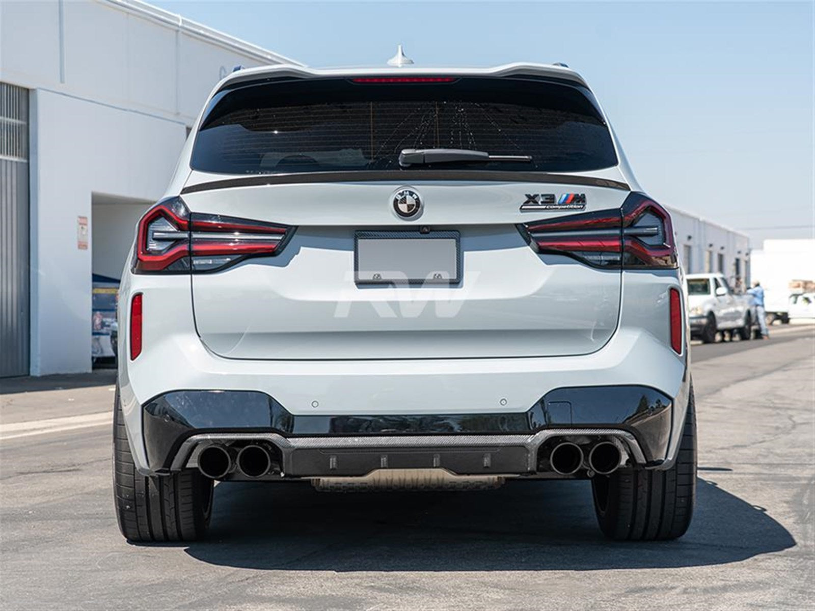 RW Carbon BMW G01 X3 F97 X3M RWS Carbon Fiber Mid Spoiler-Exterior-Silicon Valley Bimmer