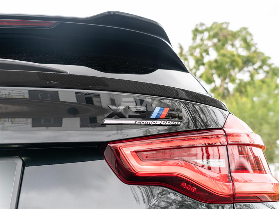 RW Carbon BMW G01 X3 F97 X3M RWS Carbon Fiber Mid Spoiler-Exterior-Silicon Valley Bimmer